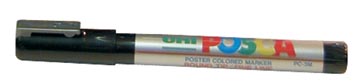 [PC3MAR] Posca Conische Punt Fijn 0.9-1.3Mm Zilver