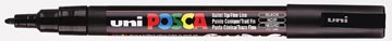 [PC3MN] Posca Conische Punt Fijn 0.9-1.3Mm Zwart