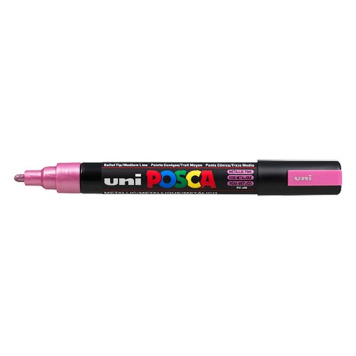 [PC5MREM] Posca Gemiddelde Punt 1.8-2.5Mm Metaalroze