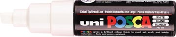 [PC8KBL] Posca Conisch Large Punt 4.5-5.5Mm Wit