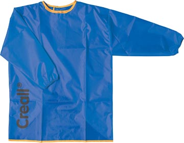 [27010] Creall Verfschort Large Blauw – Kliederschort - Knutselschort - 9-12 jaar - wasbaar - professionele kwaliteit, blauw