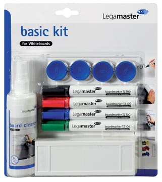 [7125100] Legamaster Basic Kit Voor Whiteboards, Op Blister