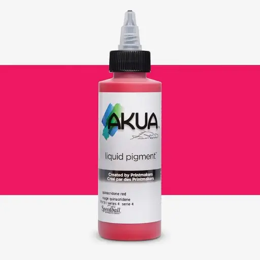[018206] Akua liquid pigment, inkt voor monotype quinacridone red akqr (quinacrodone rood) flacon 118ml