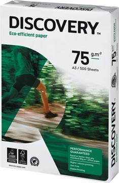 [DIS75A3] Discovery Kopieerpapier Ft A3, 75 G, Pak Van 500 Vel