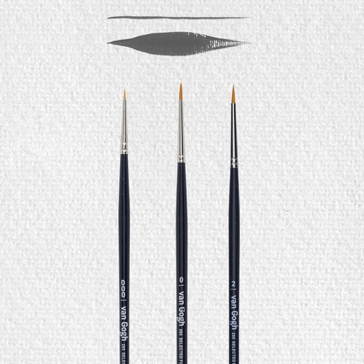 [90929591] Van Gogh Penseel voor olie- en acrylverf, 3-delige set, serie 295 nr. 000-0-2