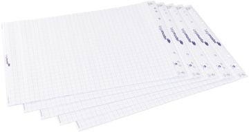 [7156500] Legamaster Papierblok Voor Flipcharts, Geruit, Pak Van 5 Stuks