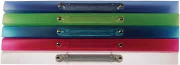 [54969E] Kreacover Ringband Chromaline PP 5/10de met 2 ringen van 15mm - A4 - Geassorteerd