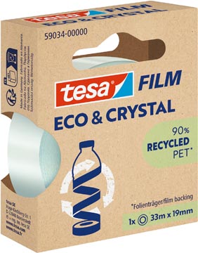 [59034] Tesafilm eco & crystal, ft 19 mm x 33 m