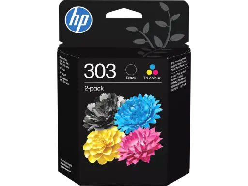 [3YM92AE] Hp 303 Envy Photo Inkt (2) Zwart-Kleur St 200/165Pagina'S