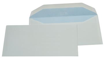 [017022] Gallery Enveloppen Ft 114 X 229 Mm, Gegomd, Binnenzijde Blauw, Doos Van 500 Stuks