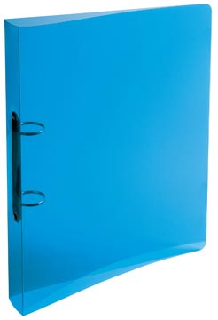 [54298E] Crystal PP Ringband met 2 ringen van 40 mm - A4 maxi - Geassorteerd