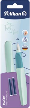 [814867] Pelikan Twist Vulpen, Op Blister, Groen (Neo Mint)