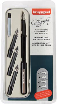 [6034408] Bruynzeel kalligrafieset 8-delig