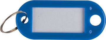 [KF10872] Q-Connect Sleutelhanger, Pak Van 10 Stuks, Donkerblauw
