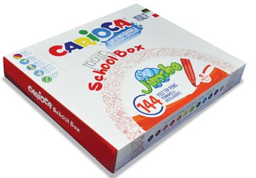 [42826B] Carioca Viltstiften Jumbo, Doos Met 144 Stiften (Classpack)