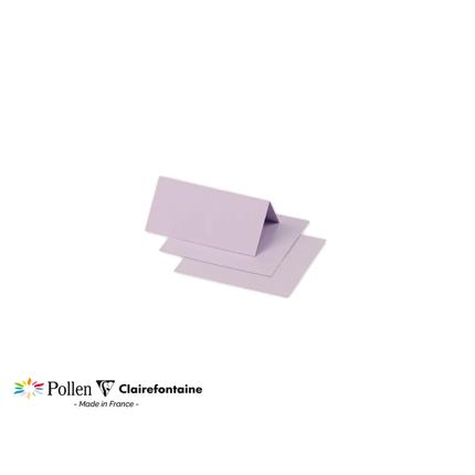 [75028C] pollen® pak 25 gevouwen tafelnaambordjes 210g 85x80 - wisteria