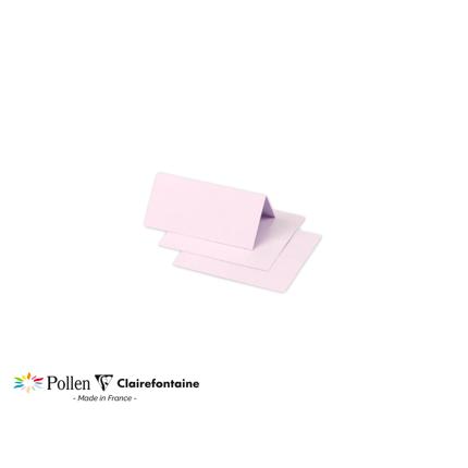 [75078C] Pollen pak 25 gevouwen tafelnaambordjes 210g 85x80 - Lila