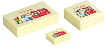 [900752] Pergamy Notes, Ft 38 X 51 Mm, Pak Van 12 Blokken, Geel