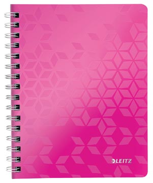 [4638023] Leitz Wow Schrift Ft A4, Geruit 5 Mm, Roze
