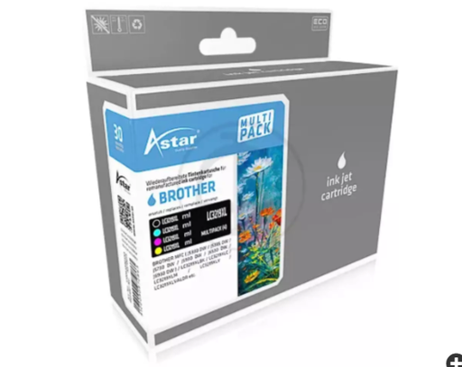 [AS70019] as70019 astar brother lc3219xlvaldr mfcj inkt (4) cmyk hc rebuilt 1x3000/3x1500