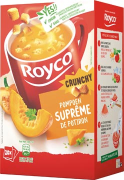 [018839] Royco Minute Soup Pompoensuprême Met Croutons, Pak Van 20 Zakjes