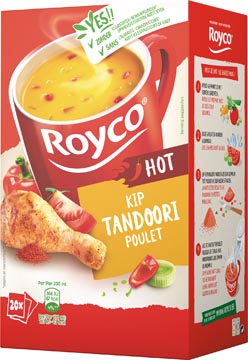 [000824] Royco Minute Soup Tandoori Kip, Pak Van 20 Zakjes