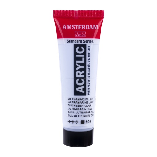 [17045050] Standard Series acrylverf tube 20 ml Ultramarijn Licht 505