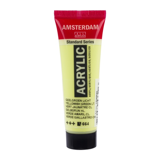 [17046640] Standard Series acrylverf tube 20 ml Geelgroen Licht 664