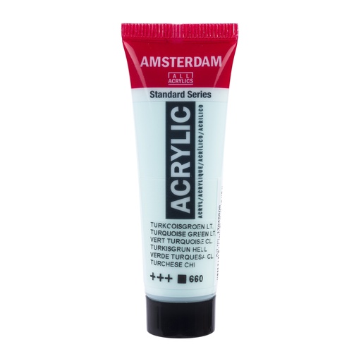 [17046600] Standard Series acrylverf tube 20 ml Turkooisgroen Licht 660