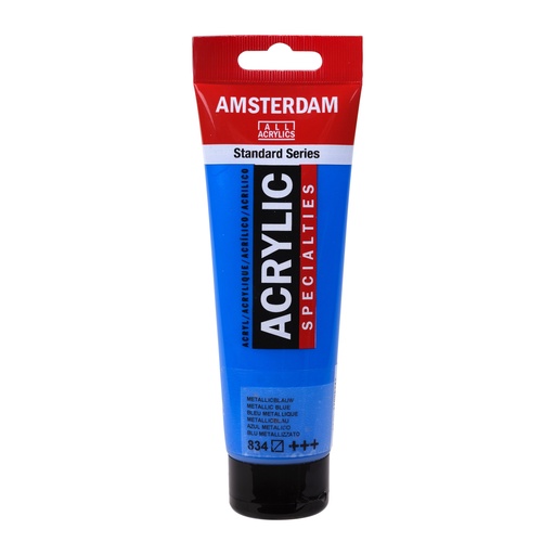 [17098342] Standard Series Acrylverf Tube 120 Ml Metallic Blauw 834