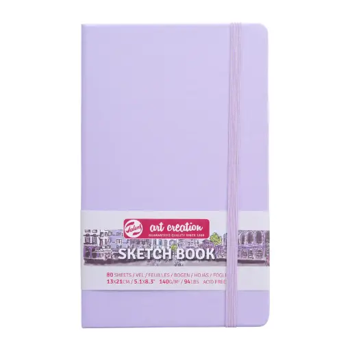 [9314132M] Talens - Art Creation Schetsboek, Pastel Violet, 13X21Cm, 140G, 80 Vellen