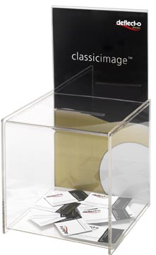 [DE66001] Deflecto Ideëenbus Met Folderhouder, Ft 33,8 X 21,5 X 21,3 Cm