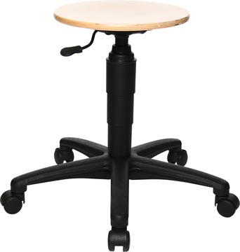 [760H01] Topstar Kruk Tec 60, Zonder Voetring, Met Wieltjes, Hout