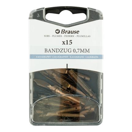 [158007B] Doos met 15 Bandzug pennen 0.7mm