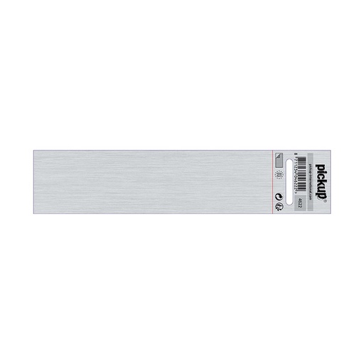 [4622] bord alulook zonder opdruk - 165x44 mm zelfklevend