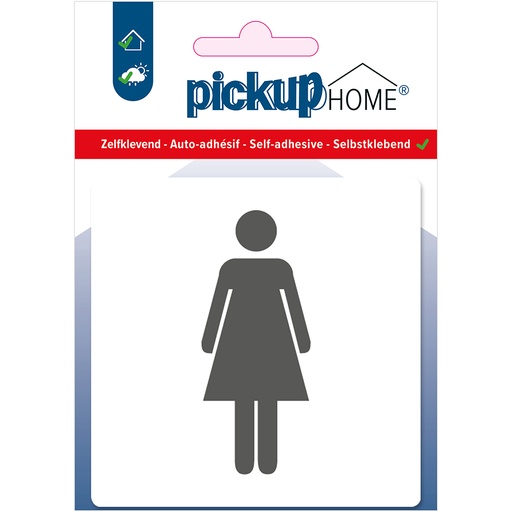 [4212090101] bord dames wit - 90x90x3 mm acrylaat