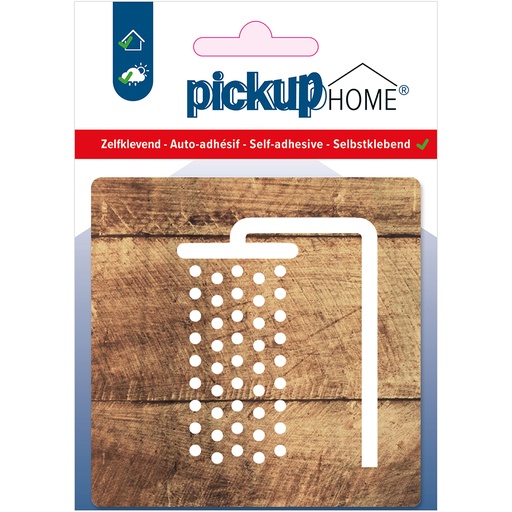 [4219090109] bord douche houtlook - 90x90x3 mm acrylaat