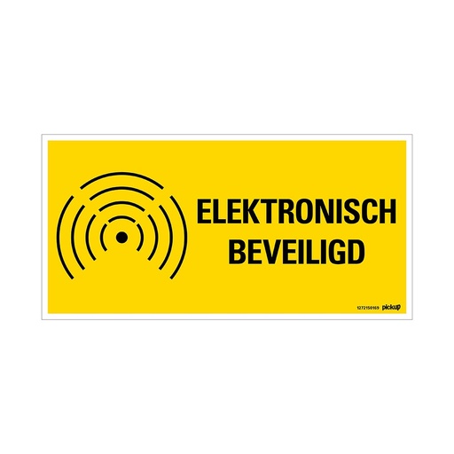 [1272150169] bord electronisch beveiligd - 150x300 mm