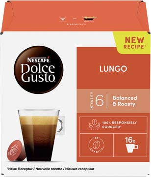 [087235] Nescafé Dolce Gusto Koffiecapsules, Lungo, Pak Van 16 Stuks