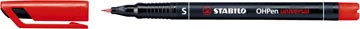 [841-40] Stabilo Ohpen Perm Ef Rood