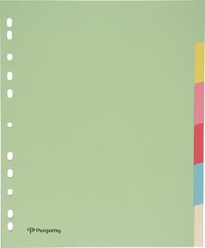 [901247] Pergamy Tabblad A4+ Pastel 6T