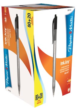 [977430] Inkjoy 100 Rt Balpen Zw 80+20