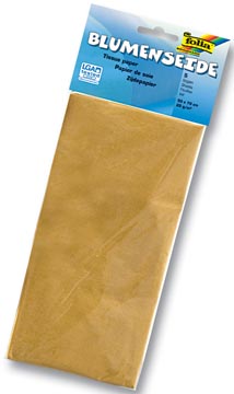 [90065F] ZIJDEPAPIER 50X70CM 26V GOUD