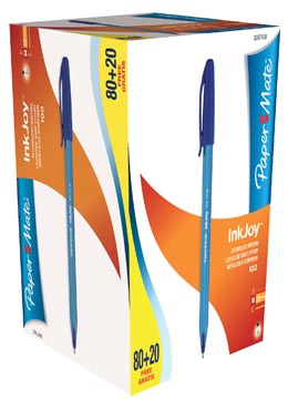 [977420] Inkjoy 100 Dop Balpen Bl 80+20