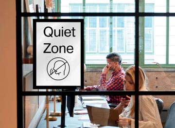 [1915697] Nobo Magn Kader A4 Zwart 2X