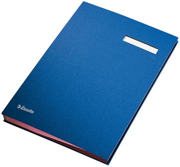 [621063] Vloeiboek A4 20Vaks Blauw