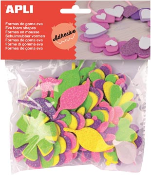 [13078] Bloem Glitter Zelfkl.Foam 48 Stuks