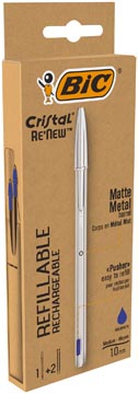 [997202] Bic Bp Cristal Renew Blauw