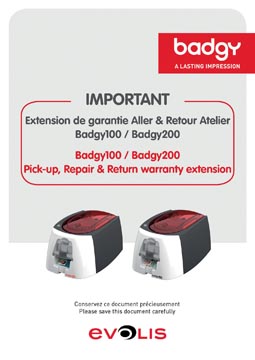 [BD212PR] Badgy Garantie Uitbreiding 1 J