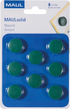 [6165255] Maulsolid Magn 20Mm Groen Bl8